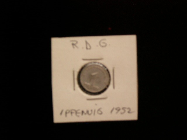C50 - Moneda foarte veche - Germania Democrata DDR - 1 pfennig - 1952