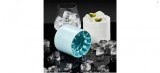 Forma pentru 60 mini cuburi de gheata Ice Buchet, silicon, plastic, turcoaz