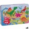 Puzzle Apli 48 x 32 cm Dinozauri 48 Piese (8 Unități)