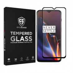 Folie Sticla EpicGuard OnePlus 7 Protectie Premium Ecran 3D, Full Cover, Negru foto