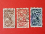 GB -1918-QV--Sea horse-- SG222/224--clasic,-stampilate--cote +++