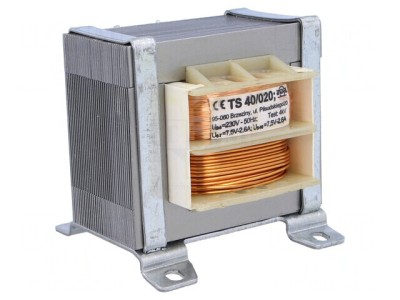 Transformator Alimentare 40VA 230V 7,5V 2,6A TS 40/020 foto