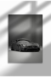 Poster p&acirc;nză ne&icirc;nrămat cu supermașină - Imprimare digitală - Merc GT4 2020 04 | A3 (29.7 x 42 cm)