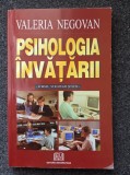 PSIHOLOGIA INVATARII - Valeria Negovan