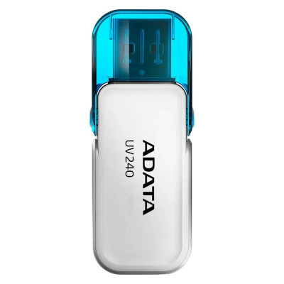 Memorie USB 2.0 ADATA 32 GB cu capac carcasa plastic alb AUV240-32G-RWH foto