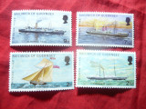 Serie Guernsey 1972 Nave - Posta , 4 valori