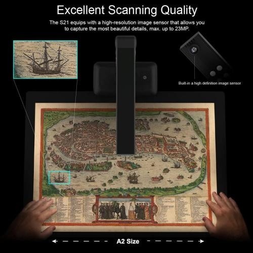 S21 - A2 Overhead-Scanner Large Format for Book &amp; Documents