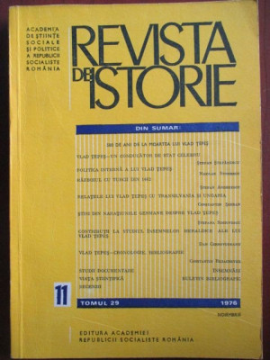 Revista de istorie 11/1976 foto