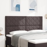 vidaXL Tăbliță LED Design Blocuri de Diamant Maro &icirc;nchis 180 cm Țesătură