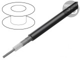 Cablu Coaxial RG214 PVC Negru 10.8mm
