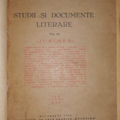 Studii si Documente Literare (vol XI) - I.E.Toroutiu