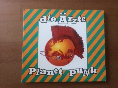 die arzte planet punk 1995 album cd disc muzica punk pop hard rock metronome records VG+ foto