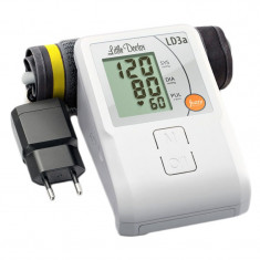Tensiometru electronic de brat Little Doctor LD 3A, adaptor inclus, afisaj LCD, memorare 90 valori, Alb