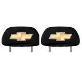 Set 5 huse tetiere negre, pentru gama auto CHEVROLET
