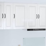 vidaXL Dulap de bucătărie Kalmar Alb lucios 50 x 31 x 80 cm 884688