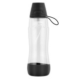 Sticla cu filtru carbon activ Teesa Pure Water 550 ml, BPA Free, neagra