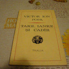 Victor Ion Popa - Take , Ianke si Cadar - col Thalia 1972