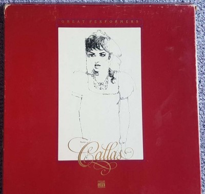 Vinil original SUA, Maria Callas, colectia Great Performers, set complet3 albume foto