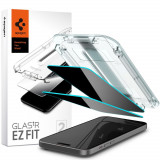 Set 2 Folii de protectie Spigen Glas.TR EZ FIT pentru Apple iPhone 15 Plus Privacy