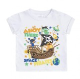 Cumpara ieftin Tricou baietei - Space pirates (Marime Disponibila: 6-9 luni (Marimea 19, Superbaby