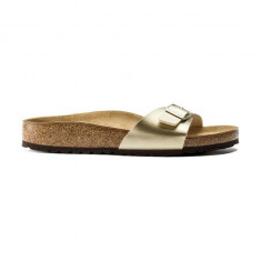 Birkenstock papuci Madrid femei, culoarea auriu 1016107-Gold