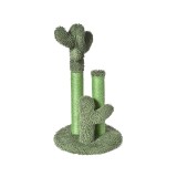 Suport Cactus Verde cu Jucarie suspendata de ascutit gheare, 52 cm