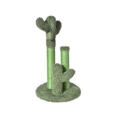 Suport Cactus Verde cu Jucarie suspendata de ascutit gheare, 52 cm