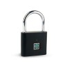 Lacat Inteligent cu Amprenta, USB, Zinc, Negru, Interior/Exterior, Universal, Rezistent la Coroziune si Taiere, Protectie Anti-Spargere