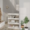 VidaXL Bibliotecă/Separator cameră gri beton 80x30x103cm lemn compozit 811704