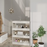VidaXL Bibliotecă/Separator cameră gri beton 80x30x103cm lemn compozit