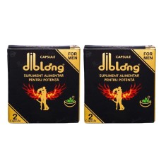 Capsule Diblong Ginseng - supliment alimentar pentru bărbați, sub formă de capsule, cu plante care susțin sănătatea sexuală și funcția erectilă, 2 cut