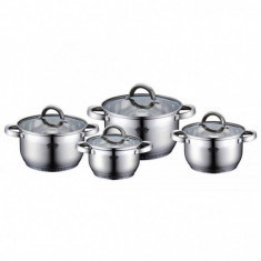 Set oale din inox cu capac 8 piese Peterhof PH15805 foto