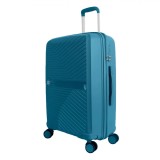 Troler Călătorie, Model Reliefat, Culoare Petrol, Capacitate 58L, Oem