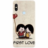 Husa silicon pentru Xiaomi Remdi Note 5 Pro, First Love Great Lock Screen