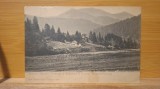 Carte postala AA31 Muntele Pietrosul si Bogolinul la Crucea.Brosteni - Suceava 16 iulie 1907