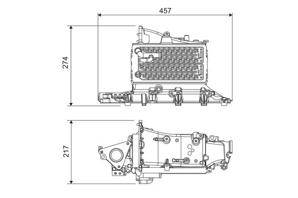 VALEO 818685 Intercooler, compresor