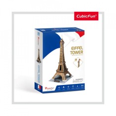 PUZZLE 3D TURNUL EIFFEL (NIVEL MEDIU 43 PIESE) foto