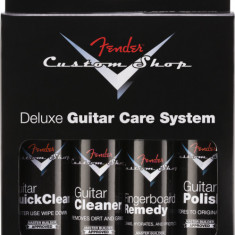 Intretinere chitara Fender CS DLX guitar Care Kit 4 Pack