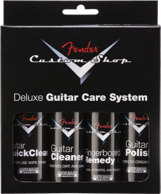 Intretinere chitara Fender CS DLX guitar Care Kit 4 Pack foto