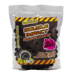 Secret Baits Soluble Double Impact Boilies 20mm / 1kg