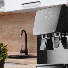 Dozator electric pentru apa calda si rece ZENET ZET-312- NEGRU foto