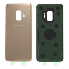 Capac Baterie Spate Cu Adeziv Sticker Samsung Galaxy S9 SM G960 Auriu foto