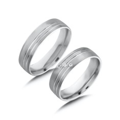 Verigheta dama/barbat din aur alb - 49