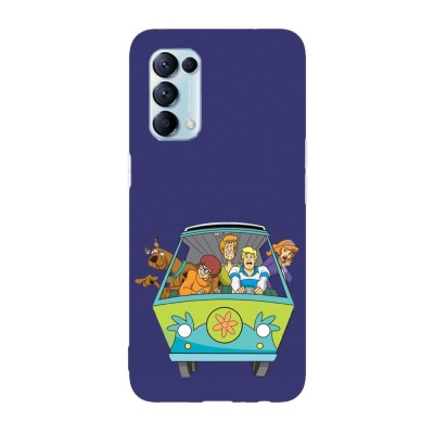 Husa compatibila cu Oppo A76, Viceversa, model The mystery machine Scooby Doo, Silicon, TPU foto