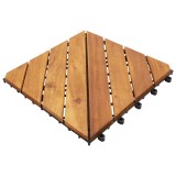 vidaXL Plăci pentru Deck 10 pcs Maro 30 x 30 cm Lemn de Acacia 42046755