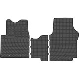 Set covorase auto din cauciuc pentru Fiat Talento 2016-2020, Nissan Nv300 2016, Opel Vivaro 2 2014-2019, Renault Trafic 3 2014, presuri RapidAuto, Neg