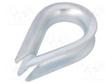 C&acirc;rlig de fixare pentru cablu din oțel DROMET, &Oslash; 20mm, zincat