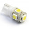 Led auto T10 cu 5 SMD 24V pentru camion, tir