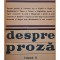 Viktor Sklovski - Despre proza, vol. 2 (Editia: 1976)