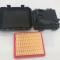 Suport filtru aer complet motosapa / motocultor / generator motor Loncin LC1P61FC, LC1P65FC, LC1P70FC (ORIGINAL) (180020597-0001)